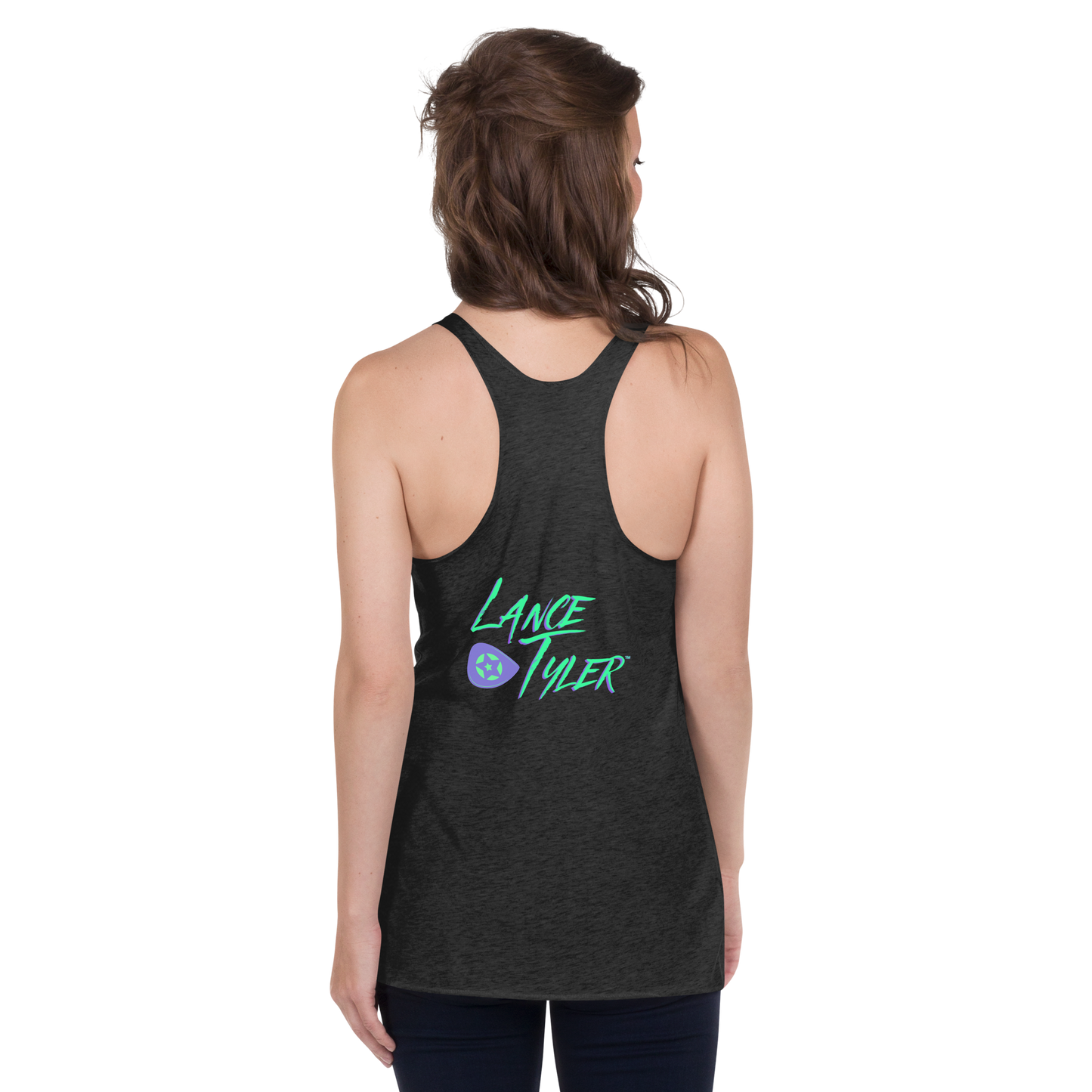 Lance Tyler™ "Just A Ghost" Women's Racerback Tank