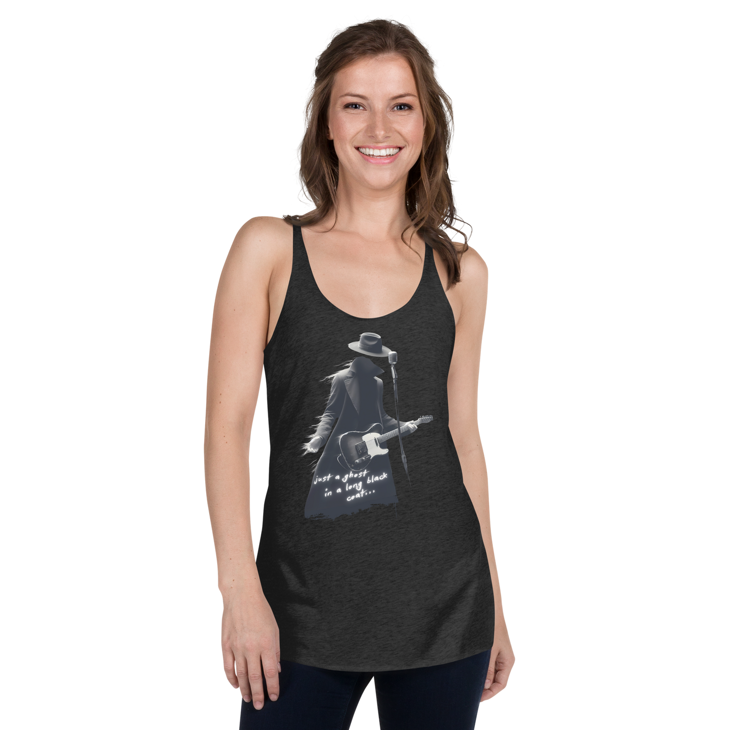 Lance Tyler™ "Just A Ghost" Women's Racerback Tank