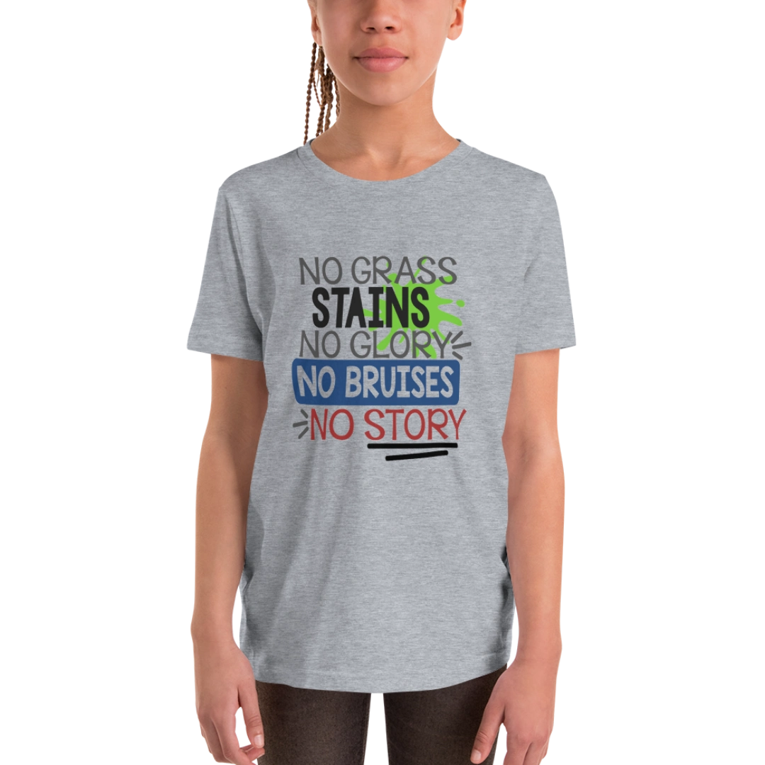 No Grass No Glory Youth Short Sleeve T-Shirt