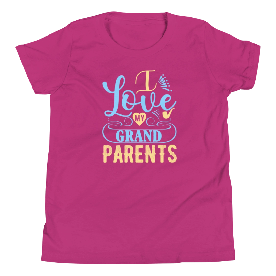 I Love My Grandparents Youth Short-Sleeve T-Shirt