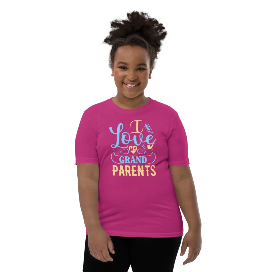 I Love My Grandparents Youth Short-Sleeve T-Shirt