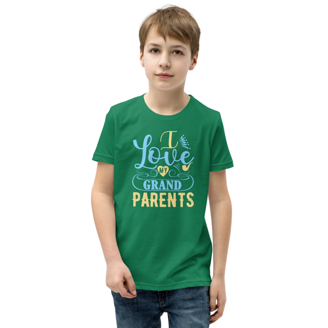 I Love My Grandparents Youth Short-Sleeve T-Shirt