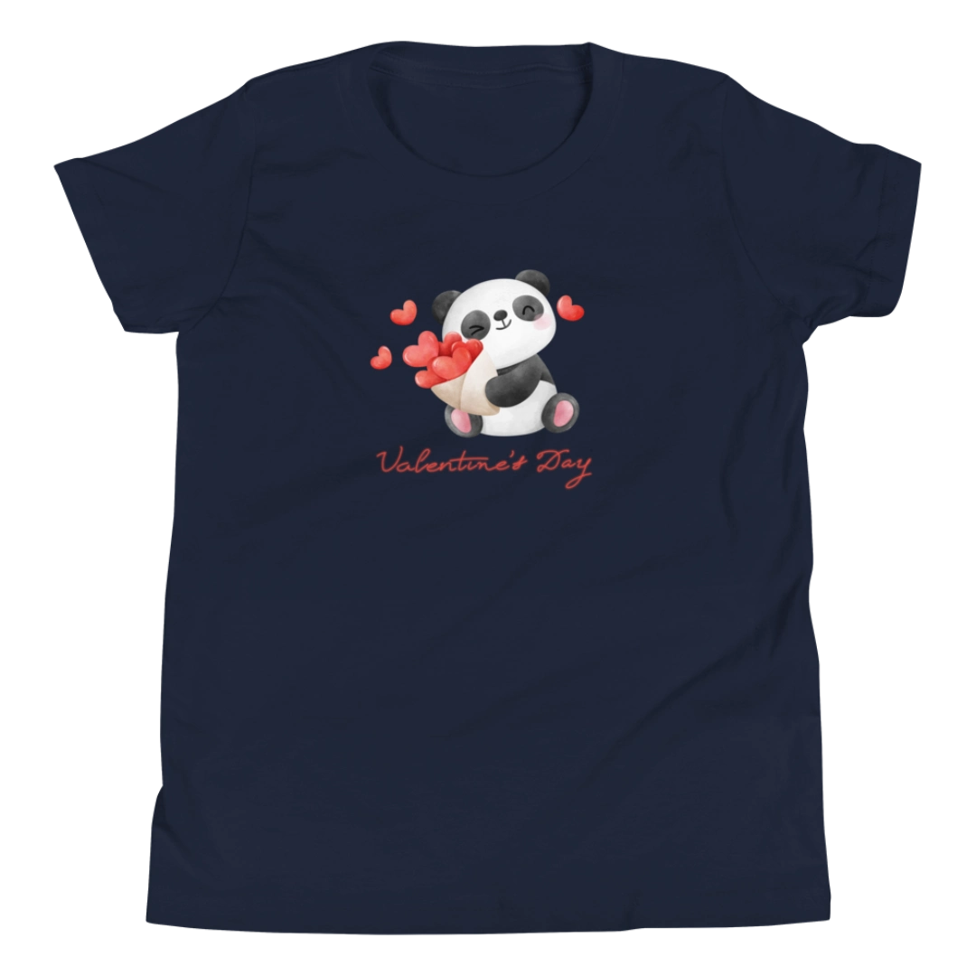 Valentines Panda Youth T-Shirt