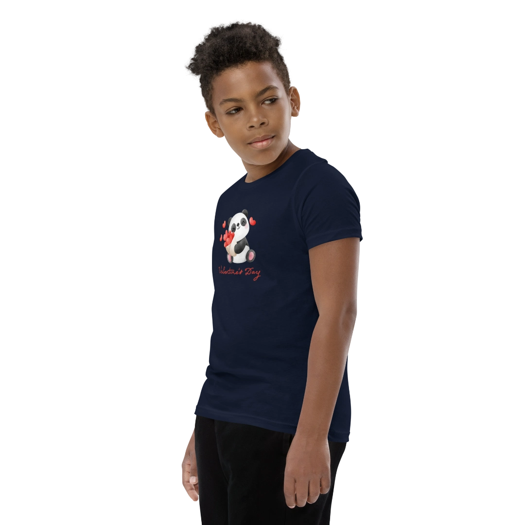 Valentines Panda Youth T-Shirt