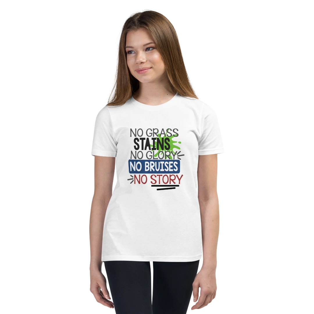 No Grass No Glory Youth Short Sleeve T-Shirt