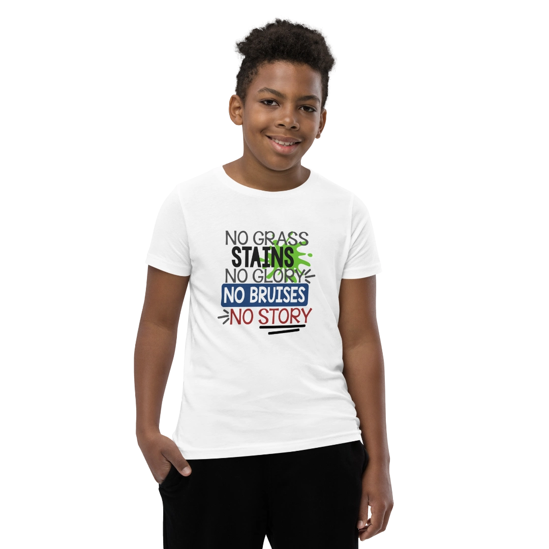 No Grass No Glory Youth Short Sleeve T-Shirt