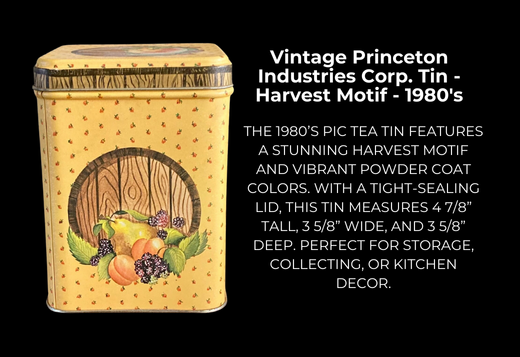 Harvest Hues: Charming Vintage Autumn Tins to Warm Up Your Decor