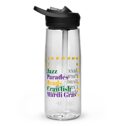 Mardi Gras Sports Water Bottle