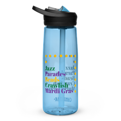 Mardi Gras Sports Water Bottle