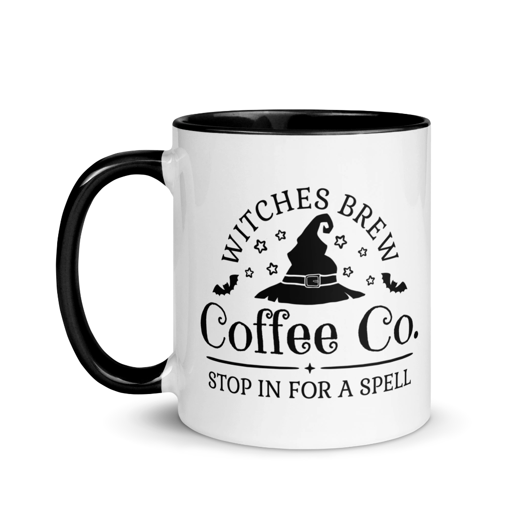 Witches Brew Coffee Co White Mug