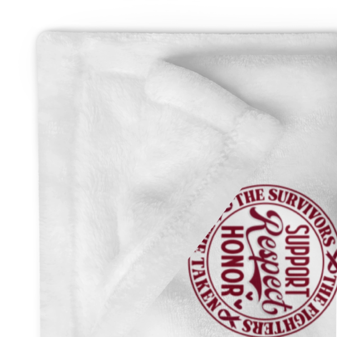 Myeloma Support Throw Blanket