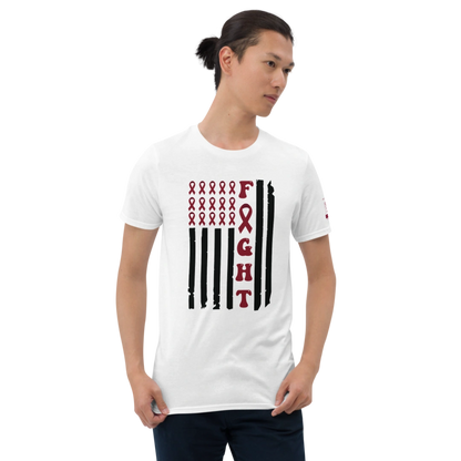 Fight Cancer Flag Unisex T-Shirt