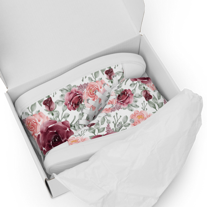 Blooming Women’s High Top Canvas Shoes