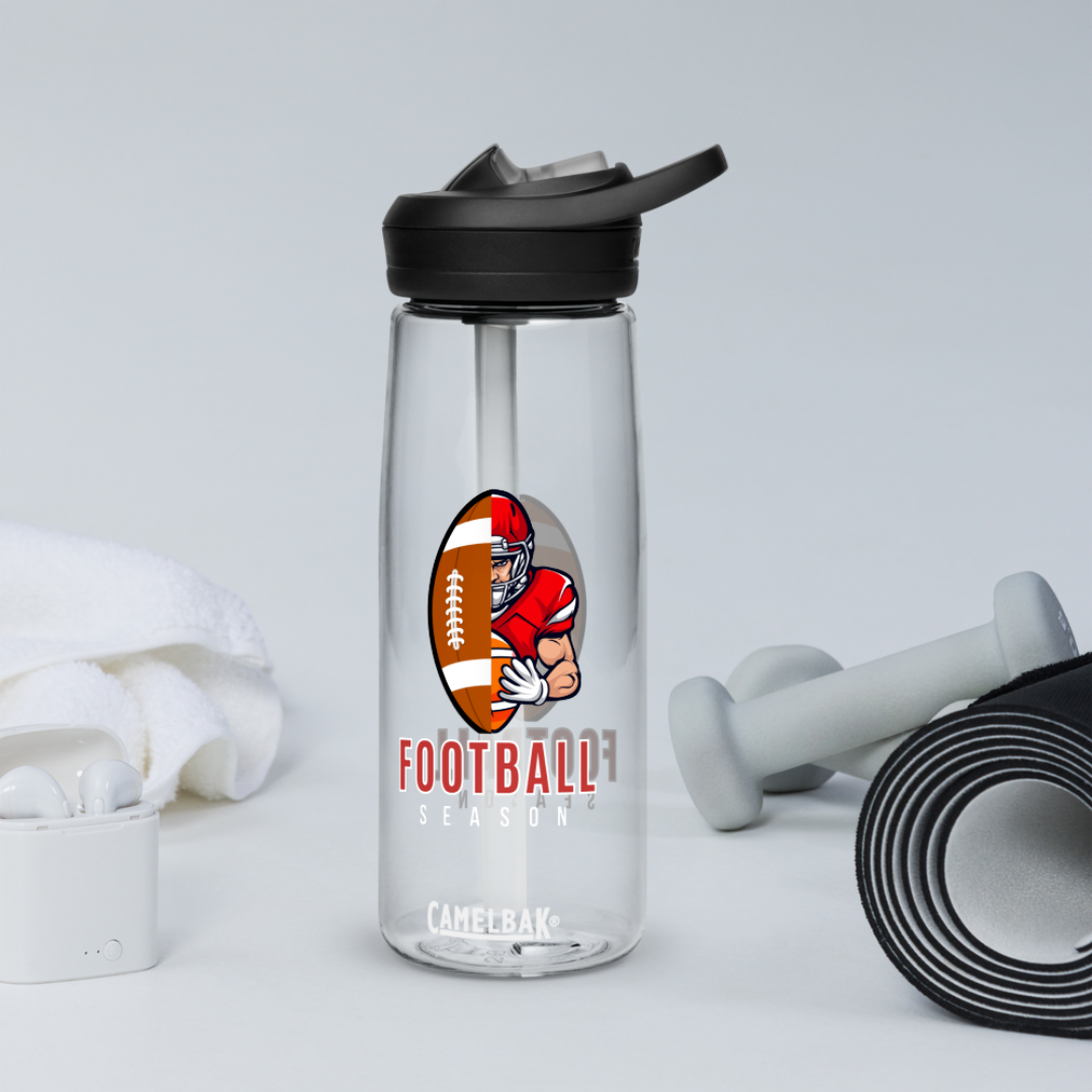Football Season Sports water bottle