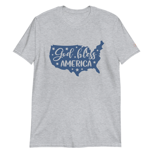 God Bless America Short-Sleeve Unisex T-Shirt