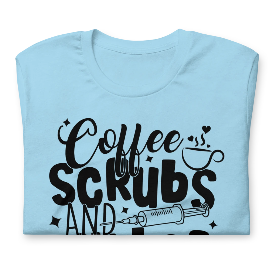 Coffee, Scrubs and Rubber Gloves Unisex T-Shirt