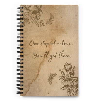 One Step At A Time Spiral Notebook