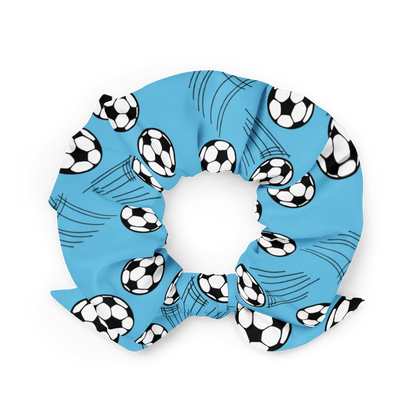 Soccer Recycled Scrunchie