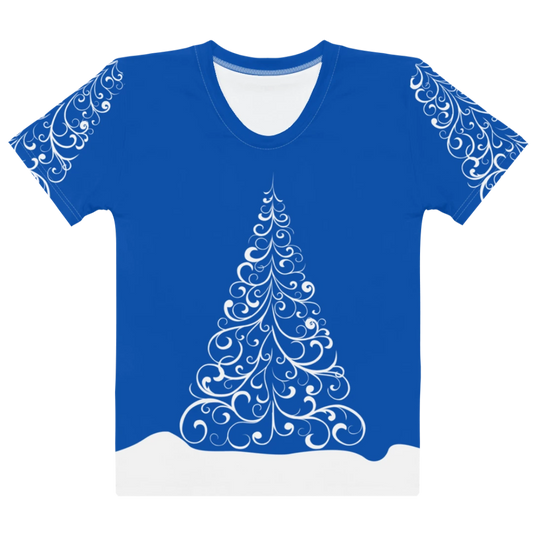 Blue Christmas Women's T-Shirt