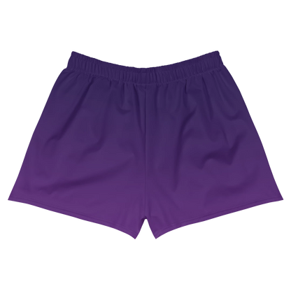 Purple Gradient Recycled Athletic Shorts