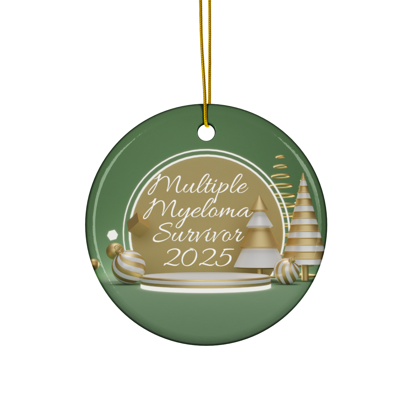 MM Survivor Ceramic ornament