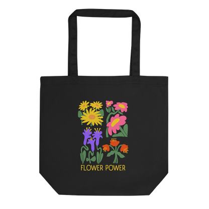Flower Power Eco Tote Bag
