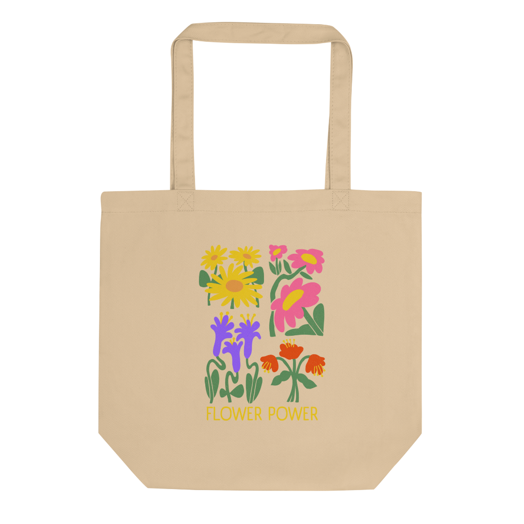 Flower Power Eco Tote Bag