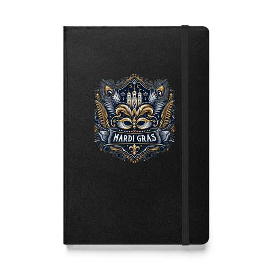 Mardi Gras Hardcover Bound Notebook