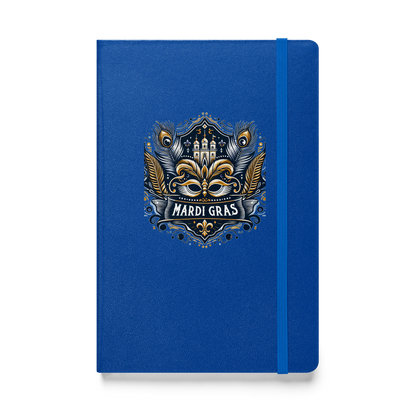 Mardi Gras Hardcover Bound Notebook