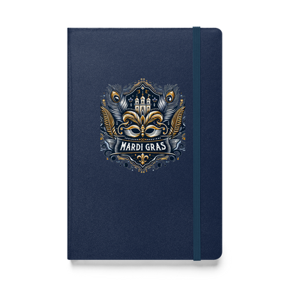 Mardi Gras Hardcover Bound Notebook