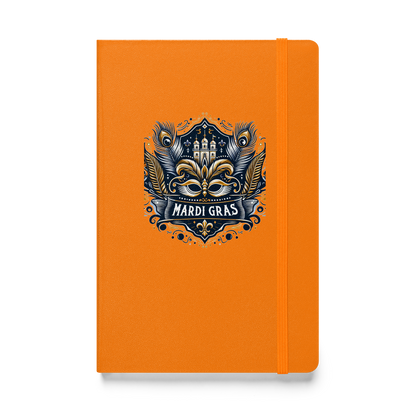 Mardi Gras Hardcover Bound Notebook