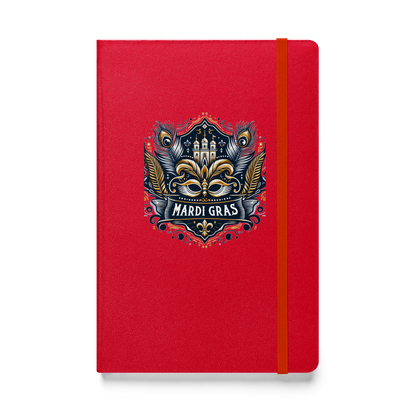 Mardi Gras Hardcover Bound Notebook