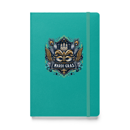 Mardi Gras Hardcover Bound Notebook