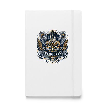 Mardi Gras Hardcover Bound Notebook