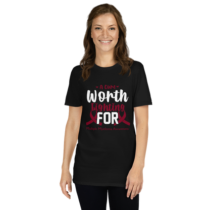 Cure Worth Fighting For Short-Sleeve Unisex T-Shirt