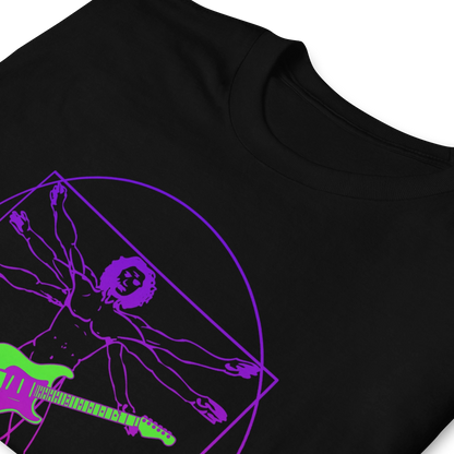 Vitruvian Guitar Man Unisex T-Shirt