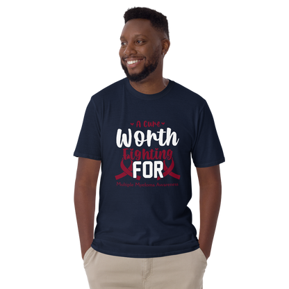 Cure Worth Fighting For Short-Sleeve Unisex T-Shirt