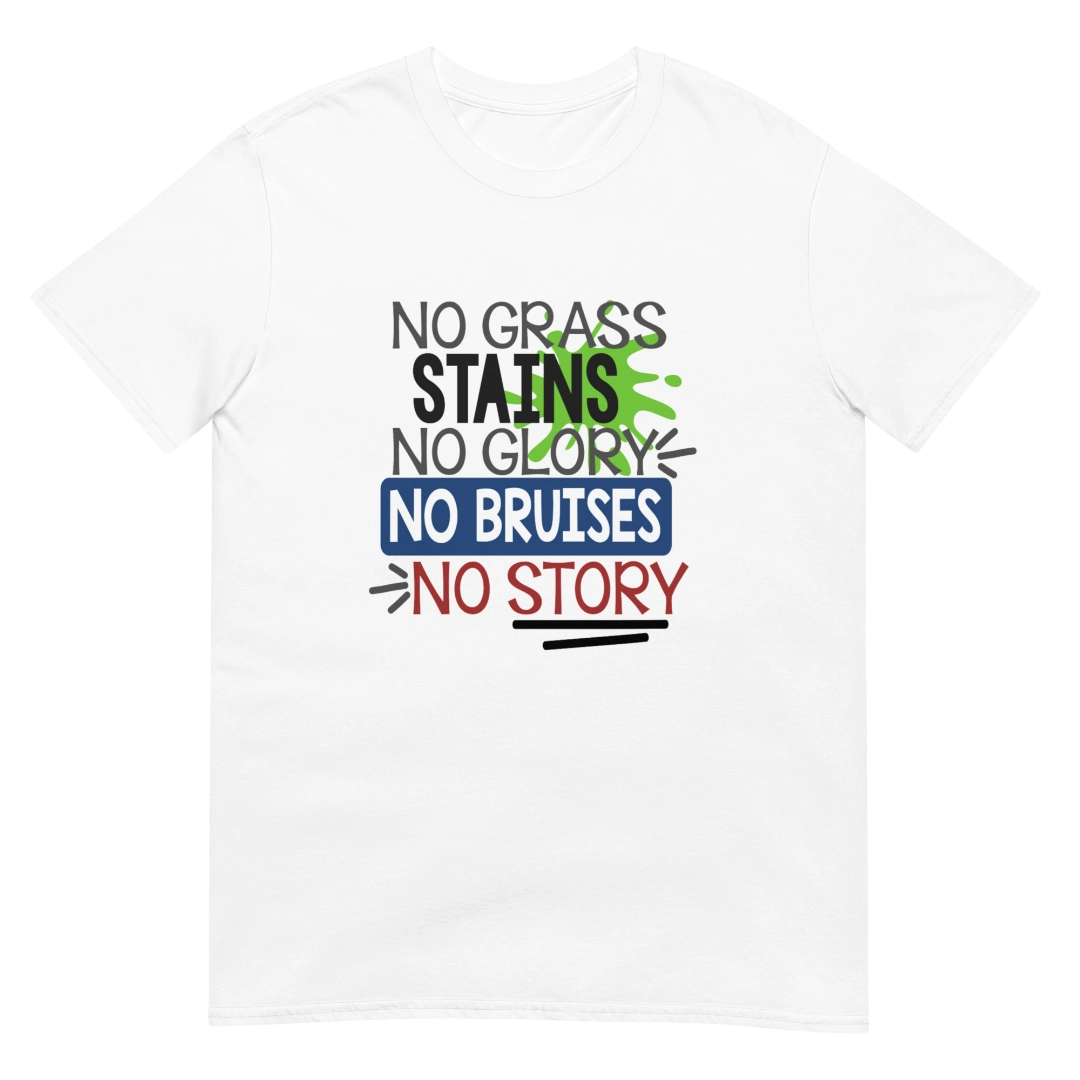 No Grass No Glory Adult Short-Sleeve Unisex T-Shirt