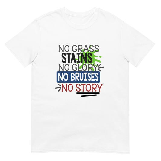 No Grass No Glory Adult Short-Sleeve Unisex T-Shirt