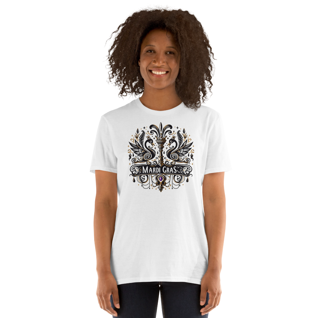 Mardi Gras Short-Sleeve Unisex T-Shirt