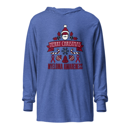 Myeloma Christmas Hooded Long-Sleeve Tee