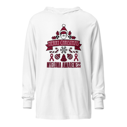 Myeloma Christmas Hooded Long-Sleeve Tee