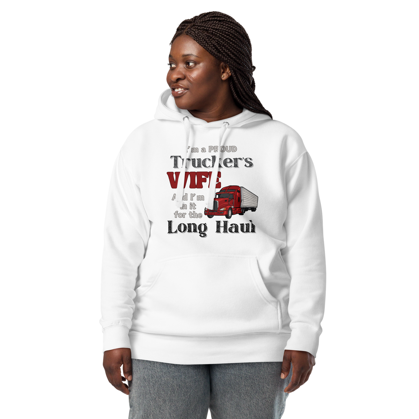 Trucker's Wife Unisex Hoodie