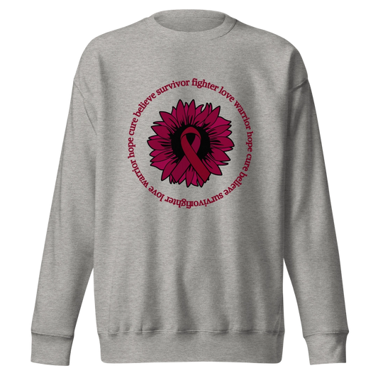 Myeloma Words Sweatshirt