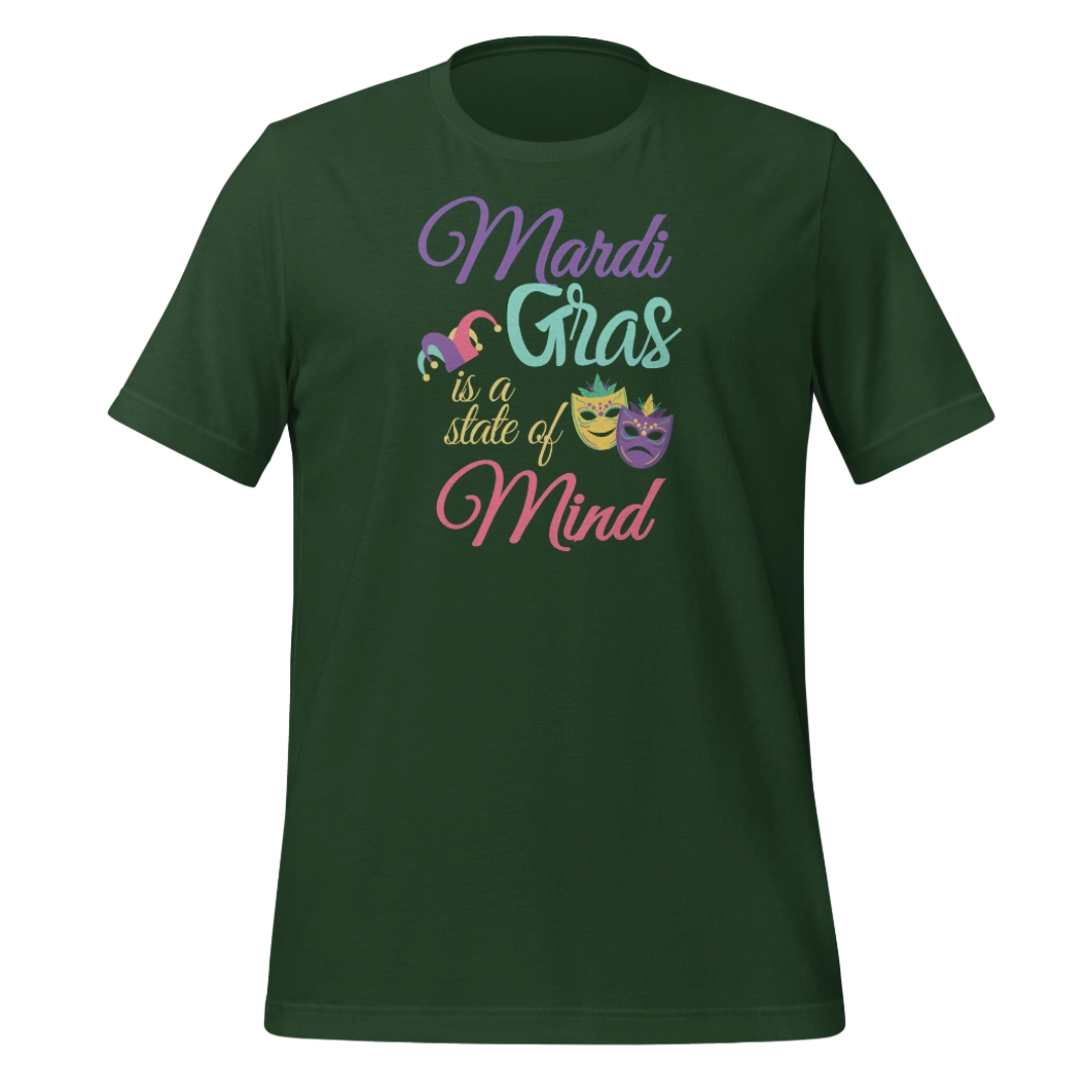 Mardi Gras State Of Mind Unisex T-Shirt