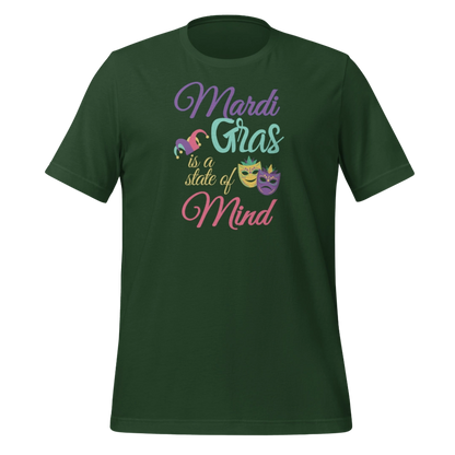 Mardi Gras State Of Mind Unisex T-Shirt