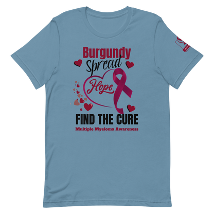 Burgundy For Hope Unisex T-Shirt