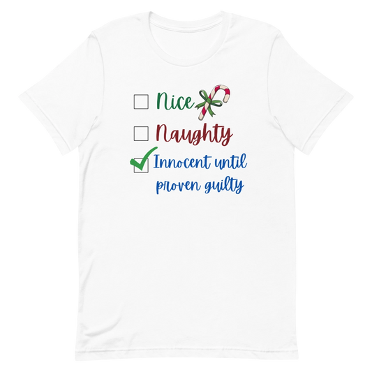 Naughty or Nice Unisex T-Shirt