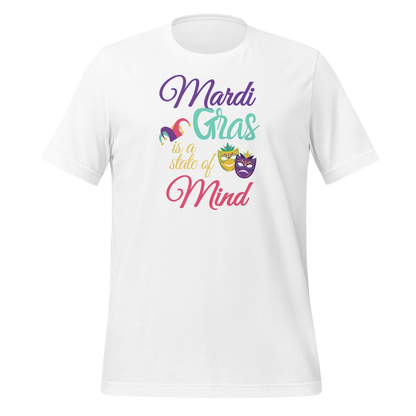 Mardi Gras State Of Mind Unisex T-Shirt