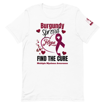 Burgundy For Hope Unisex T-Shirt